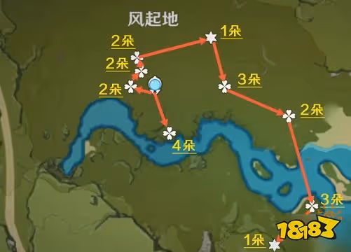 原神風車菊在哪採集 風車菊採集位置分布圖