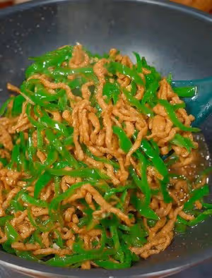 青椒炒肉絲