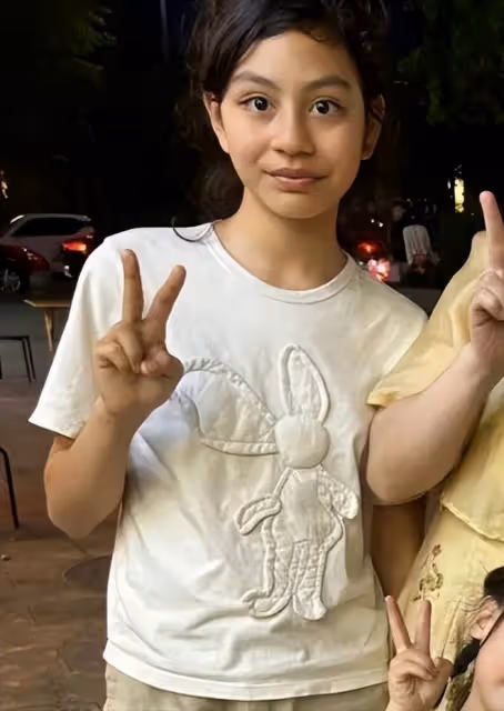 劉燁兒女被偶遇,諾一發福、穿著奇異,11歲霓娜被贊像Angelababy
