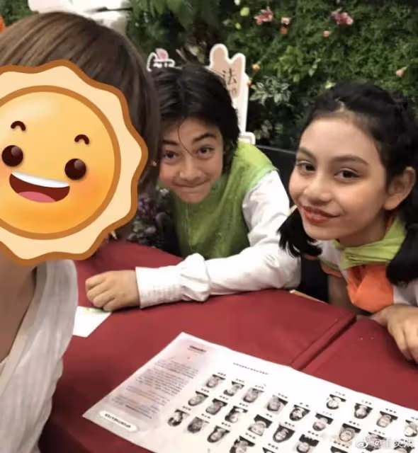 劉燁兒女被偶遇,13歲諾一顏值下滑、發福明顯,11歲霓娜變漂亮