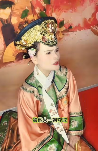 三夢奇緣COS花千骨，張牙舞爪太過雷人，近照被指撞臉張翰