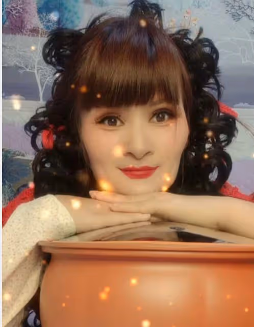 三夢奇緣COS花千骨,張牙舞爪太過雷人,近照被指撞臉張翰