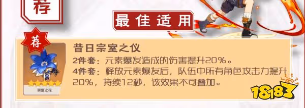 原神班尼特聖遺物選什麼 班尼特聖遺物推薦