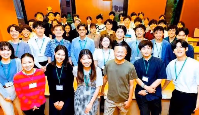 馬云：近況曝光，曝在日本當老師已經開課，時隔多年再次走上講台