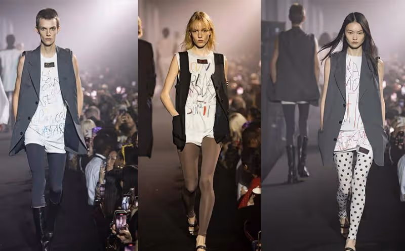Raf Simons 2023春夏系列,純色也有修身的柔美