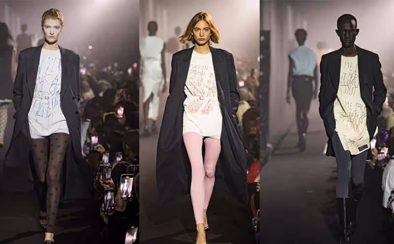 Raf Simons 2023春夏系列,純色也有修身的柔美