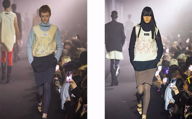 Raf Simons 2023春夏系列,純色也有修身的柔美