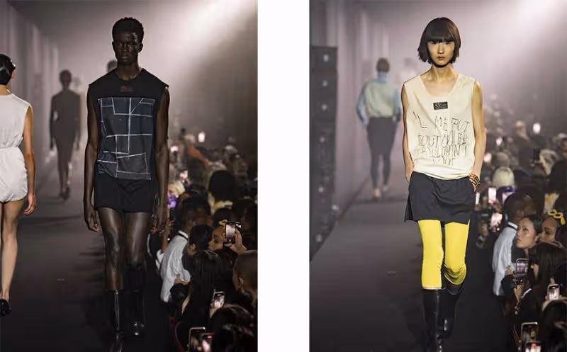 Raf Simons 2023春夏系列,純色也有修身的柔美