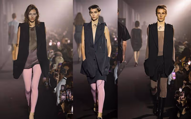 Raf Simons 2023春夏系列,純色也有修身的柔美