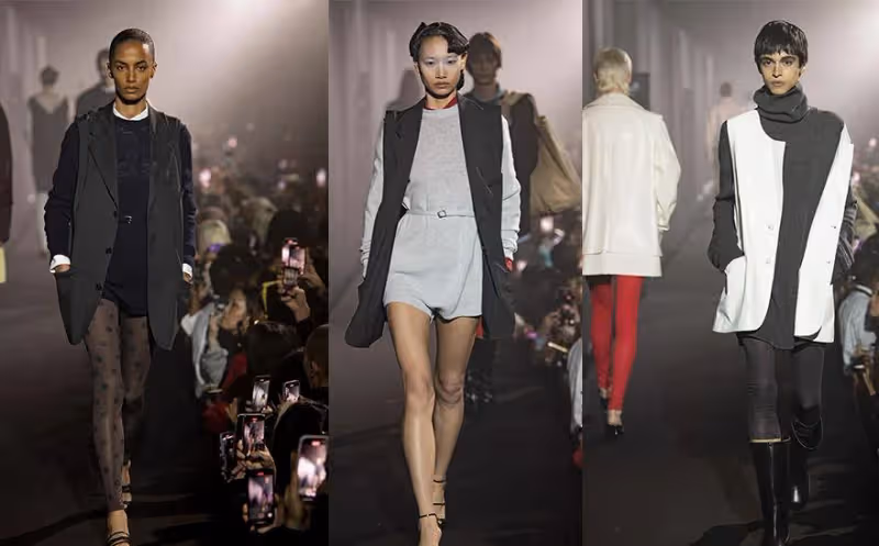 Raf Simons 2023春夏系列,純色也有修身的柔美