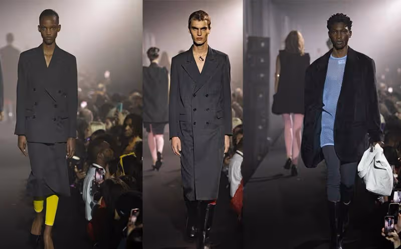 Raf Simons 2023春夏系列,純色也有修身的柔美