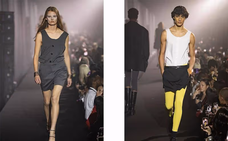 Raf Simons 2023春夏系列,純色也有修身的柔美