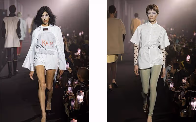 Raf Simons 2023春夏系列,純色也有修身的柔美