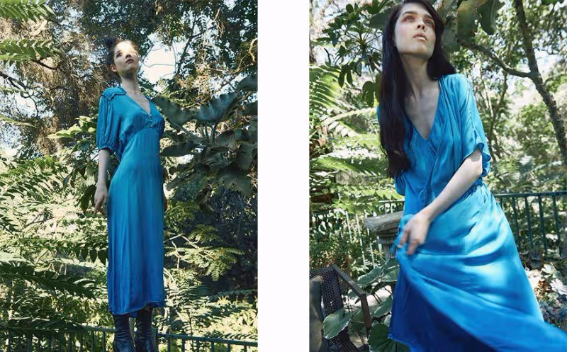 Raquel Allegra 2023春夏系列,漸變色彩,寬鬆裙裝的舒適
