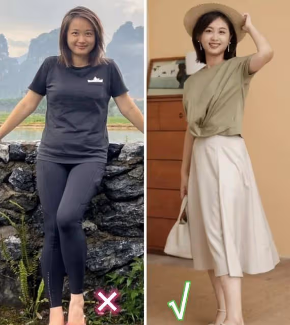 40、50歲年齡怎麼穿不顯老?少穿黑白色,多穿彩色,顯氣質又減齡