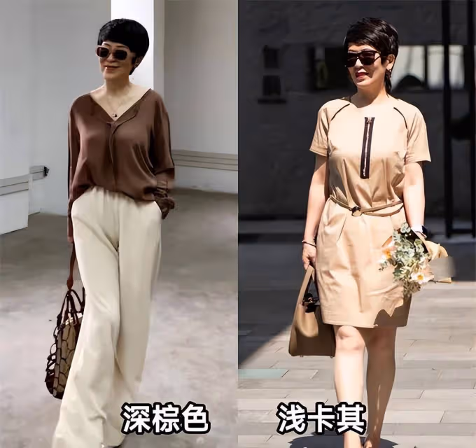 女人過50歲,儘量少穿黑白灰,多穿這3種顏色,既顯白減齡又高級