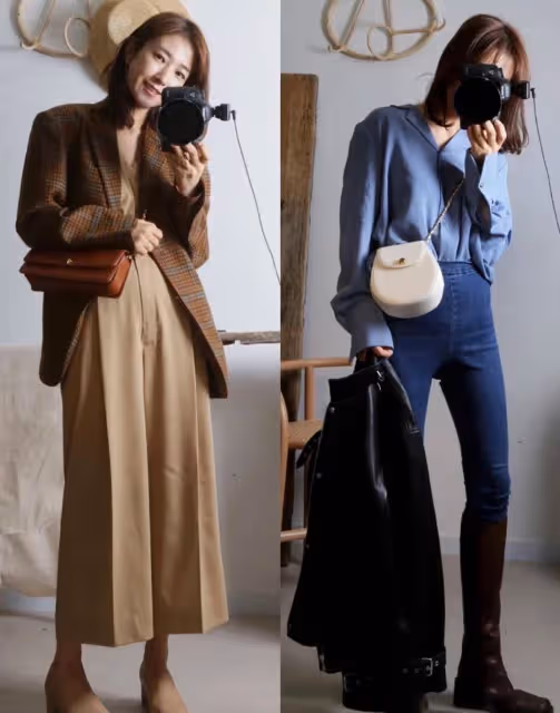 國外小姐姐春季私服分享,時髦又帥氣的西服穿搭太養眼了