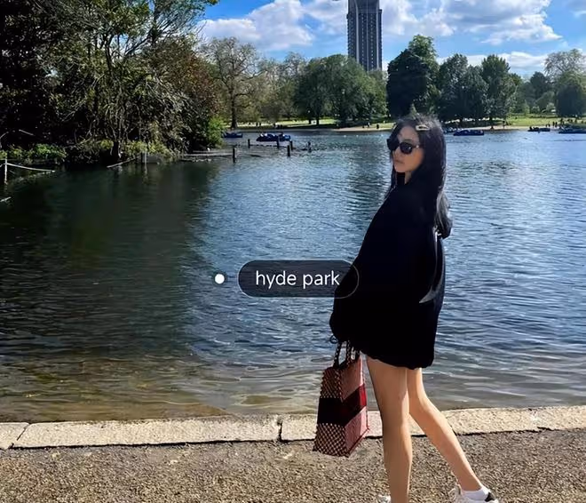 李湘13歲女兒曬近照，王詩齡穿露臍裝秀巴掌腰，纖瘦苗條身高出挑