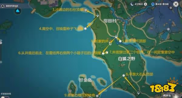 原神雷神瞳分布在哪些地方 雷神瞳採集地點大全