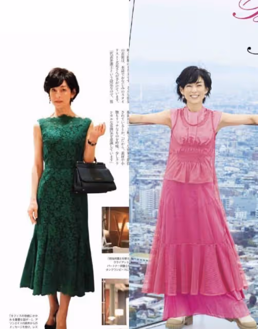 54歲鈴木保奈美真講究,夏天穿裙不露大腿,比故意扮美更時髦優雅