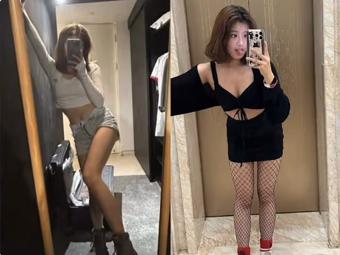 賈靜雯18歲長女曬自拍，獨自在美國慶生，穿弔帶裙身材豐腴超自信
