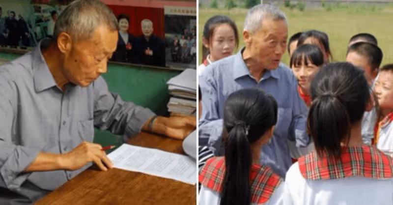 一雙布鞋穿30年，68年捐600萬幫2300多人，85歲老人為山區孩子奉獻終生