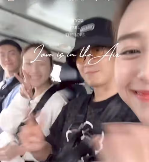何超蓮乘坐直升機回澳門,何超雲與未婚夫同行,男方顏值不輸竇驍