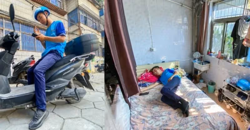 丈夫兼職做送餐員！半夜意外「接到妻子訂單」粉碎5年婚姻：她怎麽做得出來
