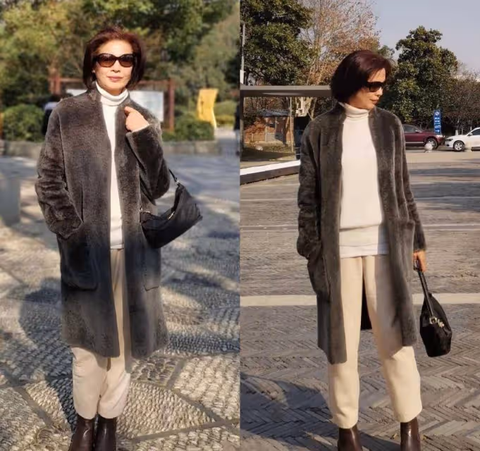 這才是最真實的60歲穿搭,不扮美、不做作,簡潔大氣又舒適