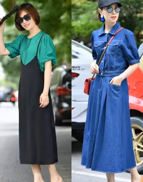 適合60歲以上女人的夏季打扮,不裝美不老氣,簡單大方又有女人味