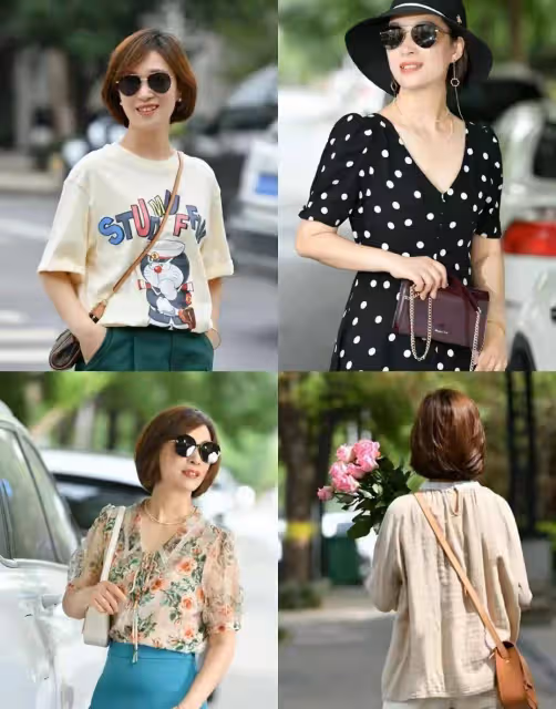 適合60歲以上女人的夏季打扮,不裝美不老氣,簡單大方又有女人味