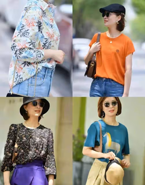 適合60歲以上女人的夏季打扮,不裝美不老氣,簡單大方又有女人味