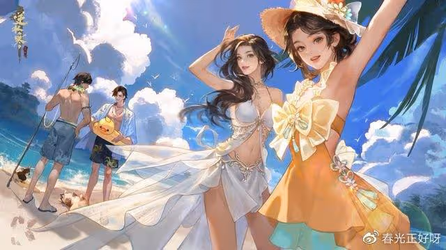 1000年前的人有多開放?穿泳衣戴草帽,潮起來都讓人流口水