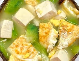 絲瓜豆腐雞蛋湯