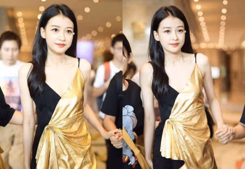 孫怡都成孩子媽了還「裝美」，不過真還挺美的，一身粉裙似蜜桃