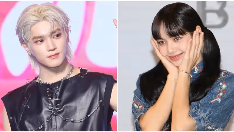 BLACKPINK Lisa和NCT泰容的愛情疑雲？韓網友調侃稱，不在同個級別