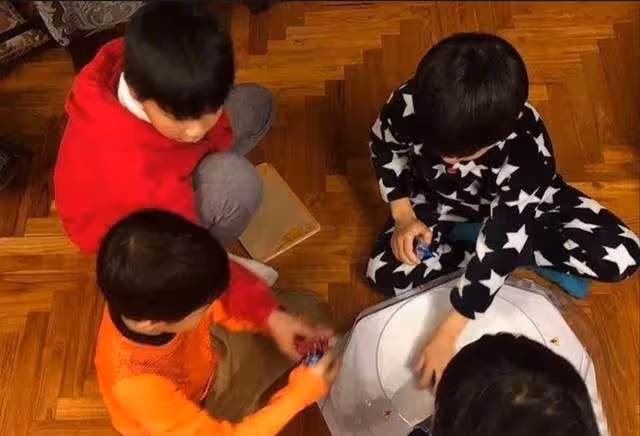 梁洛施豪宅內再度慶祝35歲生日,仨兒子孝心可表!豪門地位無人替
