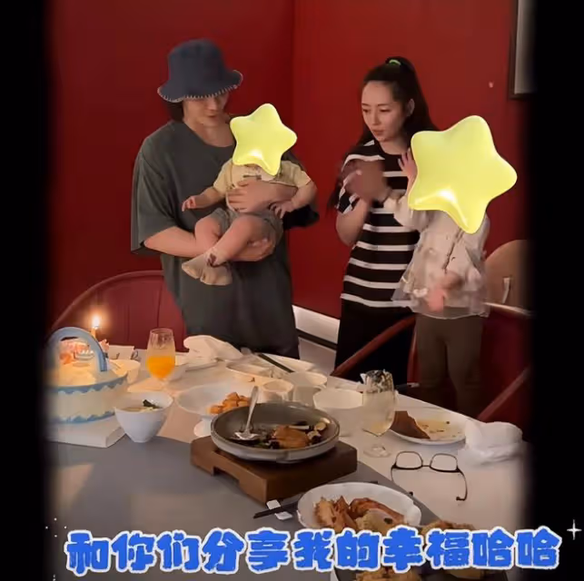 向佐父親節獲女兒送賀卡，曬全家福表白郭碧婷，幽默回應被叫保姆