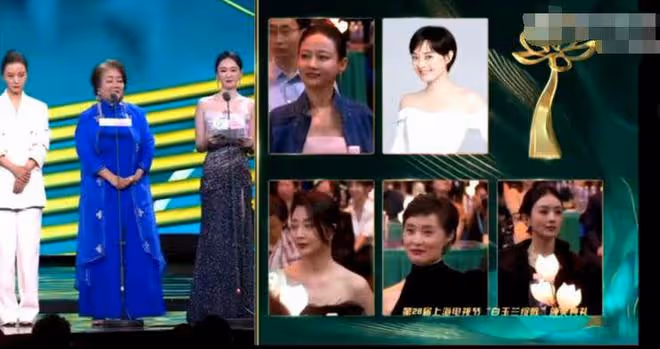 白玉蘭吳越爆冷奪得視後,趙麗穎三次陪跑惹爭議,坐檯下笑不出來