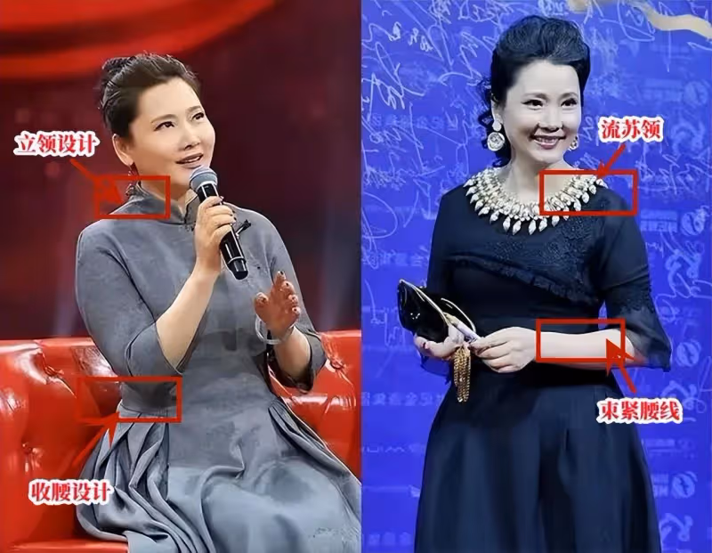 看著60歲的何賽飛，我??發現披肩發、卷髮、裙子過膝的她更加美麗