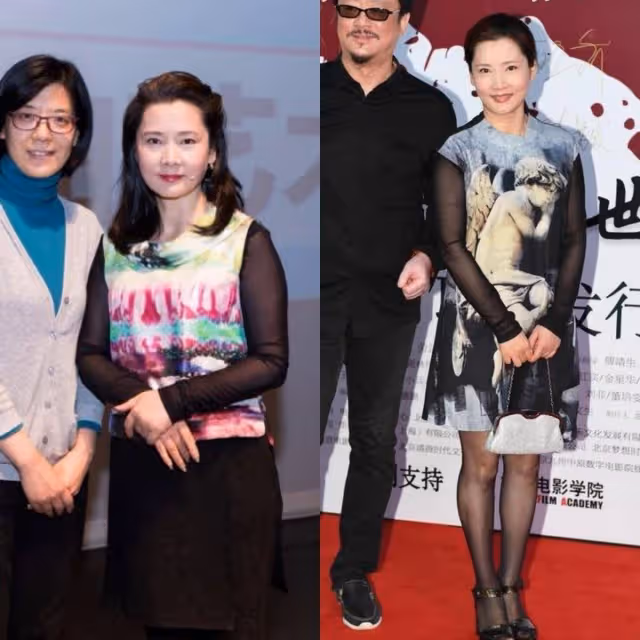 看著60歲的何賽飛，我??發現披肩發、卷髮、裙子過膝的她更加美麗