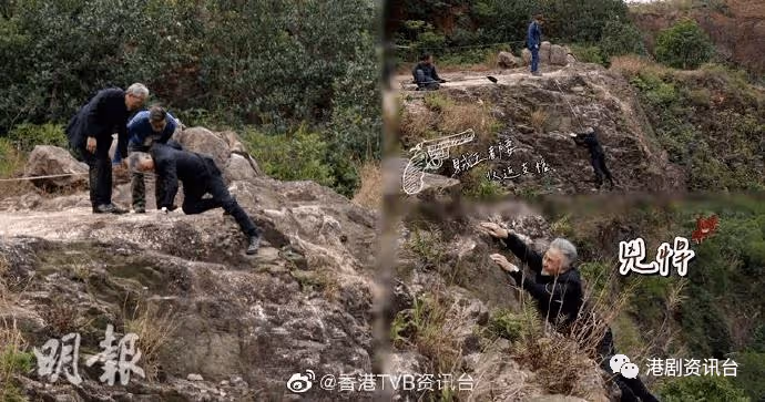 隱門｜63歲吳岱融親身上陣拍懸崖垂吊戲︰盡力啦