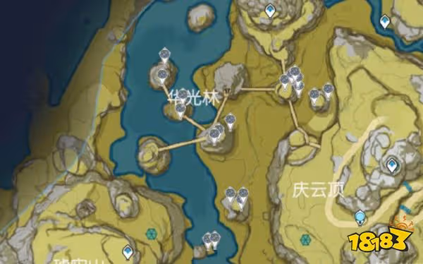 原神琉璃袋採集位置有哪些 琉璃袋採集路線圖大全