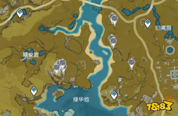 原神琉璃袋採集位置有哪些 琉璃袋採集路線圖大全