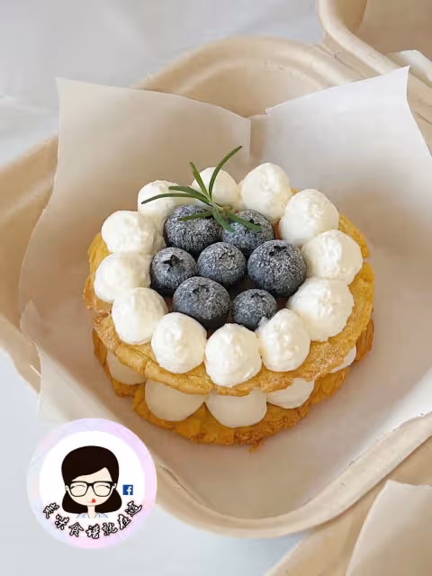 零難度❗️有蛋撻皮就能做的酥脆拿破崙🌷