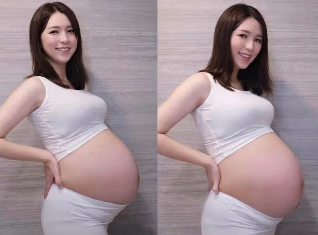 恭喜!TVB知名童顏女神懷孕九個月臨盆在即,巨大孕肚引熱議