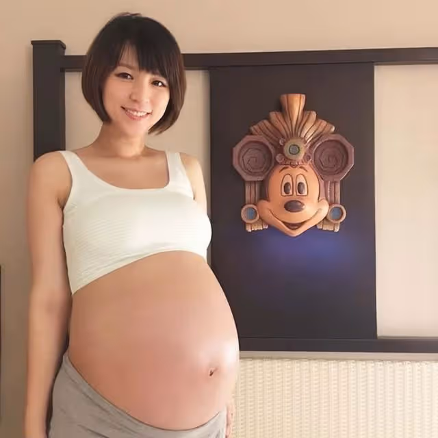恭喜!TVB知名童顏女神懷孕九個月臨盆在即,巨大孕肚引熱議