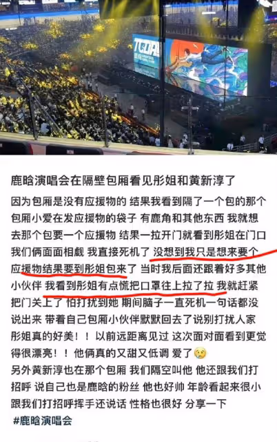 關曉彤去看鹿晗演唱會,曾經不被粉絲看好,如今是娛圈最穩定情侶