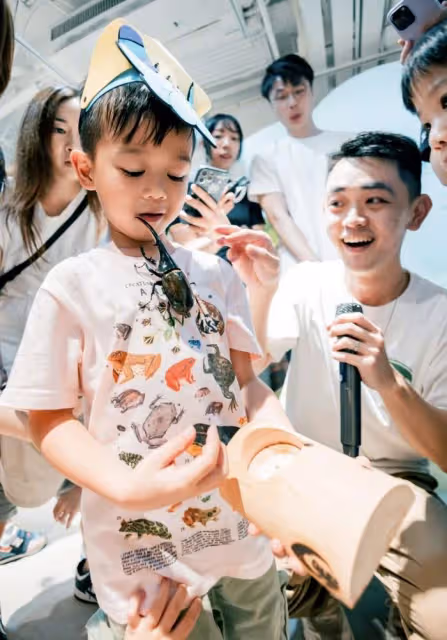 胡杏兒曬全家福為次子慶生,4歲Ryan徒手抓蛇超勇敢,鄭嘉穎妻兒現身