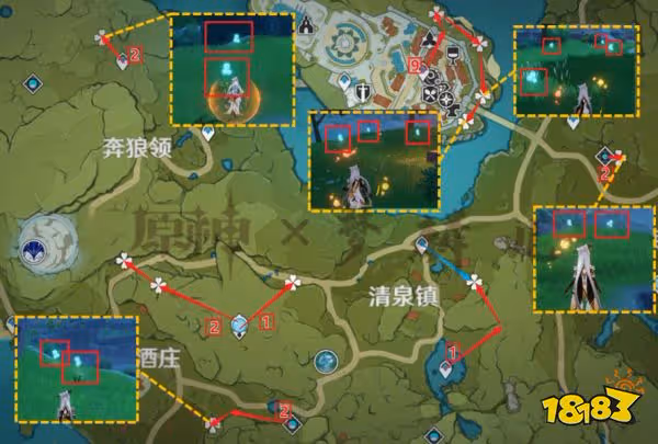 原神優菈突破材料在哪採集 優菈突破材料採集路線圖